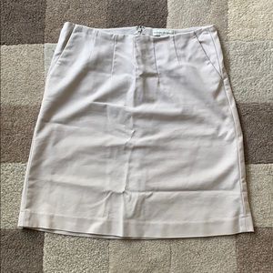 Light khaki banana republic skirt
